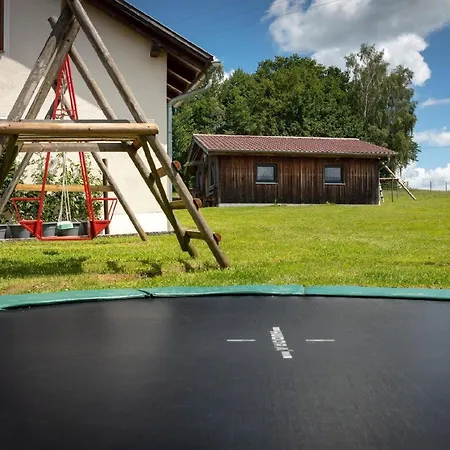 Komfortables Im Bayerischen Wald Am Alpakahof Mit Saunahaus